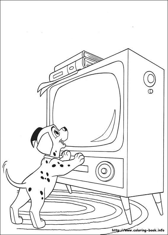 101 Dalmatians coloring picture